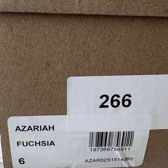 Steve Madden Azariah Leather Fuchsia Butterfly Heel Sandals Women's 6M NWB - Picture 11 of 11